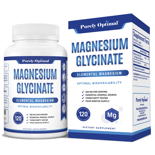 Magnesium Glycinate Purely Optimal Nutrition Magnesium Glycinate Purely Optimal Nutrition