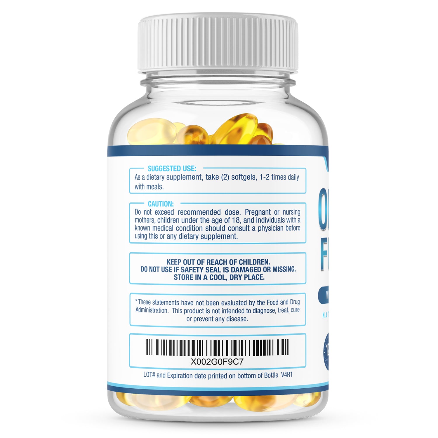 Premium Omega 3 Fish Oil – Purely Optimal Nutrition